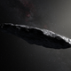 An illustration of ‘Oumuamua, the first object we’ve ever seen pass through our own solar system that has interstellar origins.